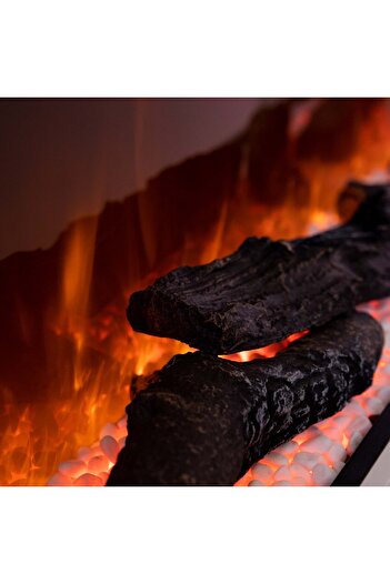 SAFECARE Electric Fireplace with Sound, Built-in WI-FI, 7 Colors and 5 Flame Intensity Levels