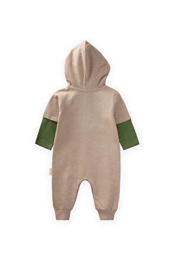 Cigit Garni Detailed Jumpsuit 0-3 Years S Mink