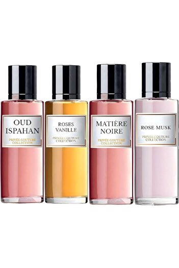 Privee ODORZ PACK OF 4, PERFUME FOR WOMEN, COUTURE COLLECTION - 30 ML EAU DE PARFUM, ARD AL ZAAFARAN