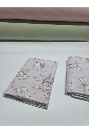 pınarhome collectıon 100% Patterned Fabric Ranforce Covered Pillowcase --50X70Cm--2 Pieces (1 Pair)