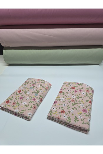 pınarhome collectıon 100% Patterned Fabric Ranforce Covered Pillowcase --50X70Cm--2 Pieces (1 Pair)
