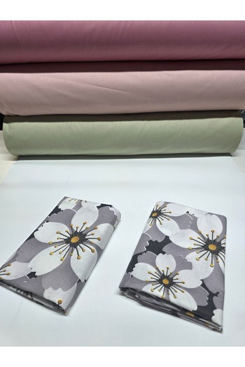 pınarhome collectıon 100% Patterned Fabric Ranforce Covered Pillowcase --50X70Cm--2 Pieces (1 Pair)