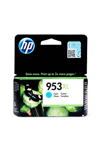 HP INK 953XL, High Yield Original Ink Cartridge, Cyan