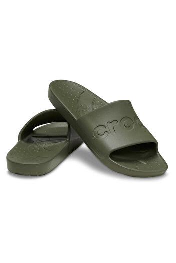Crocs Slide Unisex Khaki Casual Style Slippers 210088_309