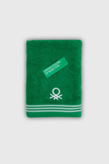 Benetton Home Bath Towel Hand Face Body Green 100% Cotton 30X50 cm Face Towel