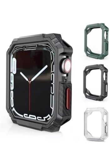 O Ozone 4 Pack Case Compatible with Apple Watch Series 10 46mm, Shockproof Ultra-Thin Hard PC Bumper