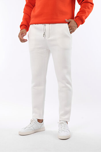Rodrigo Men's Relaxed Fit 3 Thread Ribbed Cotton Soft Slim Sweatpants