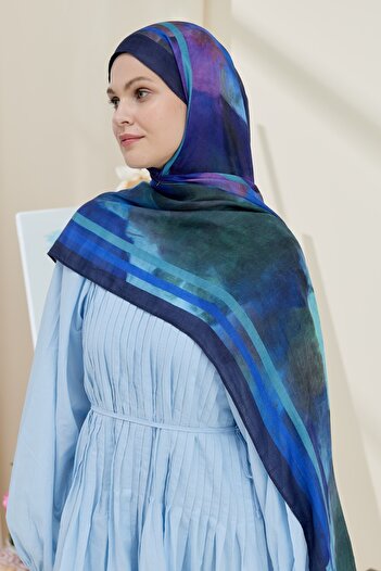 Modakaşmir Mistral Pattern Bamboo Shawl