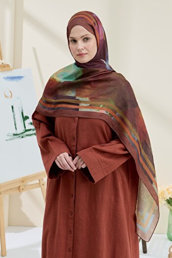 Modakaşmir Mistral Pattern Bamboo Shawl