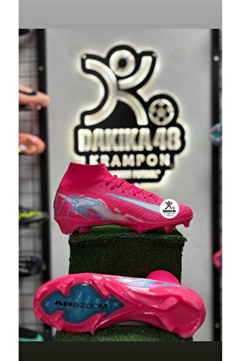 Store DAKİKA 48 KRAMPON PEMBE KİDS BİLEKLİ FUTBOL AYAKKABISI