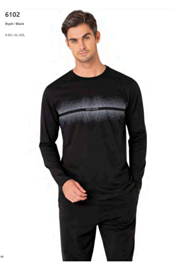 Pierre Cardin Men's Long Sleeve Pajama Set 61Al0In2Da