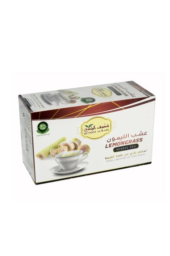 Qutoof Alwadi Qatoof Al Wadi Natural Lemongrass Drink 24 Bags