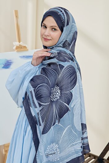 Modakaşmir Melia Pattern Bamboo Shawl