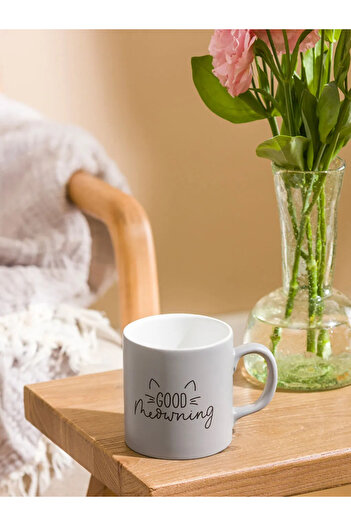 LC Waikiki Lcw Home Mixed Text Printed Ceramic Mug 320 ml