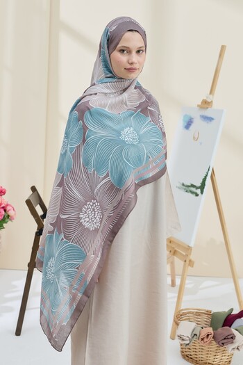 Modakaşmir Melia Pattern Bamboo Shawl
