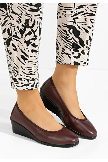 B T Shoes Josmia platform shoes in navy blue