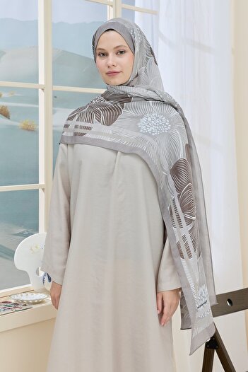 Modakaşmir Melia Pattern Bamboo Shawl