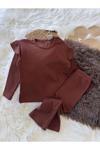 babymoon kids Girl's Tracksuit Set Casual Suit Bottom and Top Set