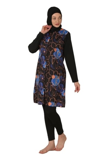 buHillco Fantasy Women's Patterned Hijab Swimsuit