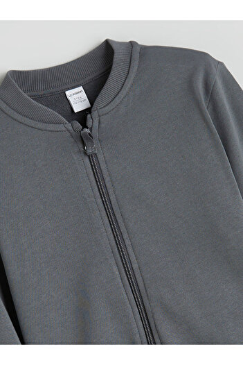 LC Waikiki Basic Boy's Zippered Sweatshirt