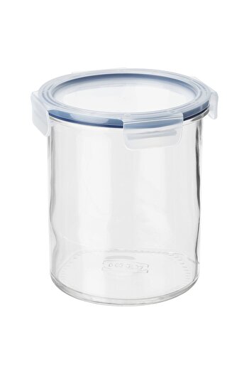 IKEA 365+ Jar with lid, glass/plastic, 1.7 l