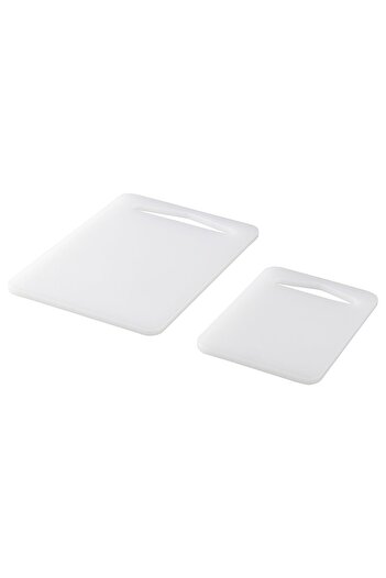IKEA LEGITIM Chopping board, set of 2, white