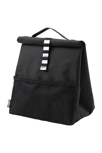 IKEA FRAMTUNG Lunch bag, black, 22 x 17 x 35 cm