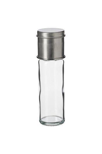 IKEA CITRONHAJ Spice mill, clear glass/stainless steel, 15 cm