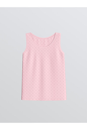 LC Waikiki Lcw Kids Heart Patterned Girl's Undershirt 2-Piece (W5)