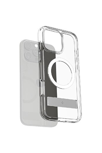 Spigen Slim Armor Essential S Back Cover Mobile Case with MagSafe for iPhone 16 Pro Max Clear