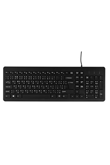 HP 150 Wired Keyboard, USB, Black