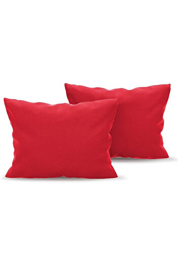 Dreamzie Set of 2 pillowcases, polyester, red, 40X80 cm