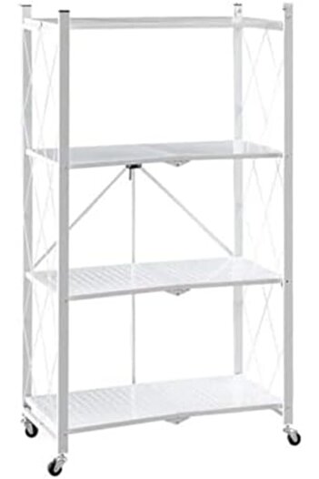 AGD Kitchen Storage Rack with 4 Layers, White