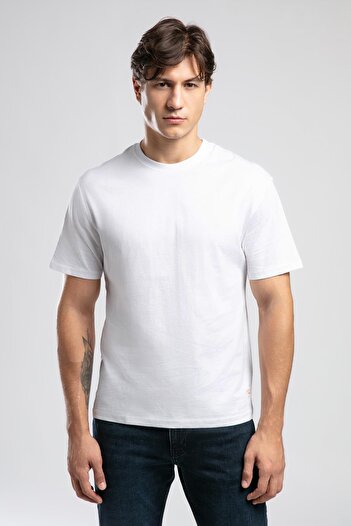 Lee Cooper Hevass Men's O Neck T-Shirt White