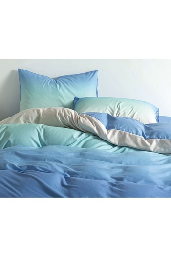 CHIRASO 4 Piece Bedding Set, Satin Cotton Sheet 240x250cm, Duvet Cover 200x230cm, 2 Pillowcases