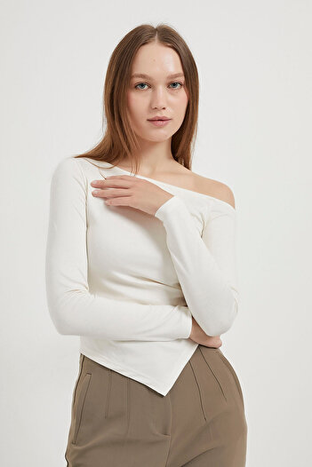 Arma Life Armalife 1499 low shoulder skirt asymmetric flexible women blouse