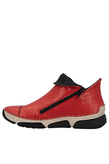 Rieker Women's sports boots, RIEKER, ANTISTRESS, 45983-33 red, -leather 38