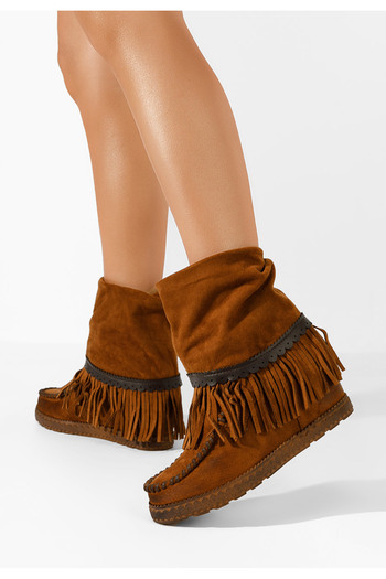 B T Shoes Γυναικείες mocc μποτες Filin ταμπά