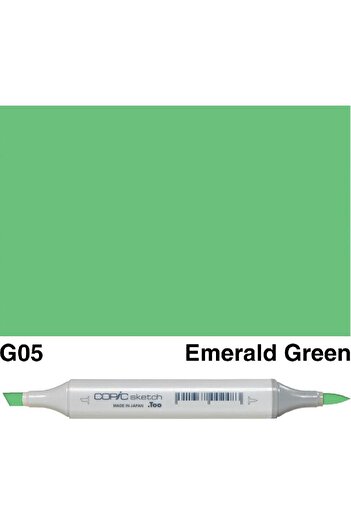 Copic Sketch G-05 Graphic Art Marker Emerald Green