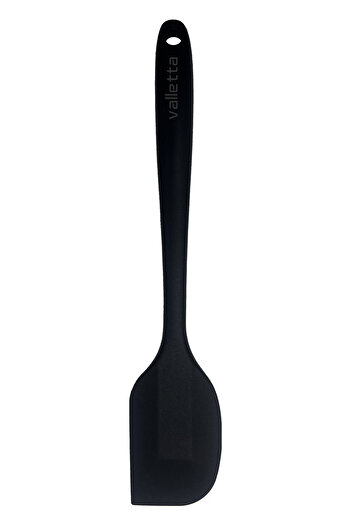 valletta Single Heat Resistant Fireproof Non-Stick Silicone Spatula Black