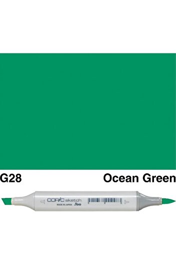 Copic Sketch G-28 Graphic Art Marker Ocean Green