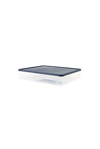 devigo Deep Freezer Storage Container – with Lid – Transparent, Bpa-Free, Leak-Proof 3L Dark Blue