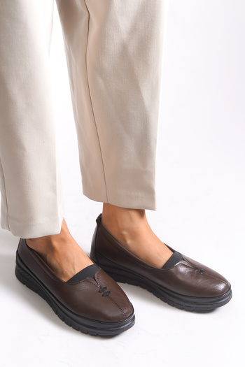 Riccon Women's Casual Shoes 001203 Brown