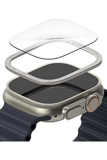 Ringke Apple Watch Ultra 2 / 1 Screen Protector 49mm) and Case |Bezel Styling & Glass- 49-01