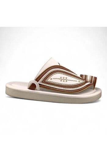 Al fanoos Handcrafted Heritage Leather Sandals l 07