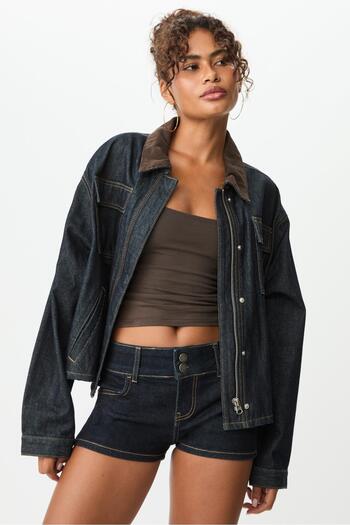 Stradivarius Mini denim şort