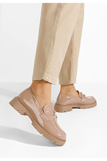 B T Shoes Loafers γυναικεια Asuna χακι