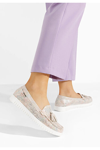 B T Shoes μοκασινια καλοκαιρινα Lynna V5 μπεζ