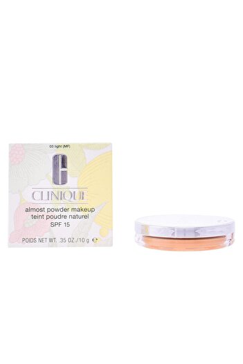 Clinique Pudra cu acoperire lejera ALMOST POWDER SPF15 03 light 10 g