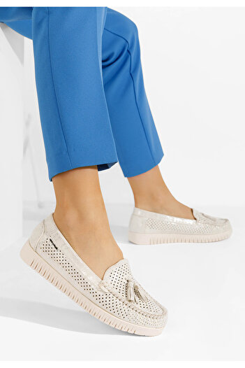 B T Shoes μοκασινια καλοκαιρινα Lynna V4 μπεζ